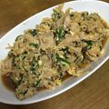 クックPHU6RY☆'s cooksnap of when they made 卵入り豚ニラもやし炒め☆.