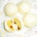 白いぐれーぷ's cooksnap of when they made さつま芋クリーム入り蒸しパン.