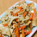 るるあんこ's cooksnap of when they made 厚揚げとひき肉の甘辛卵とじ.
