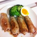 noka☆noka's cooksnap of when they made 豚肉の梅肉しそ巻き.