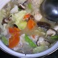 アピナス's cooksnap of when they made 生姜でぽかぽか☆鶏団子の具だくさんみそ汁.