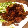 かぜとはな's cooksnap of when they made フライパンで簡単5分！豚肉の甘辛揚げ焼き.