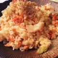 ぐららたん's cooksnap of when they made 包丁不要！簡単☆鮭レタスチャーハン.