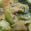 らりるれろろんぱ's cooksnap of when they made 白菜と豚挽肉の濃く旨味噌炒め.