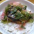 単！！'s cooksnap of when they made 簡単☆フライパンで焼き鯖寿司風どんぶり.
