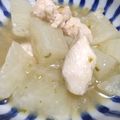 cloverbg56's cooksnap of when they made やわらか鶏むね肉&大根の柚子こしょう煮.