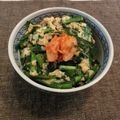 ★Yuring★'s cooksnap of when they made ✿ニラ玉キムチ丼✿.