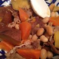 パフェうさこ's cooksnap of when they made 秋です。豚肉大豆と旬なさつま芋人参の煮物.