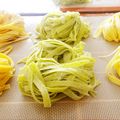Healthysan's cooksnap of when they made 生パスタ4♪ほうれん草のフェットチーネ.