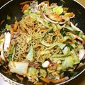 みんくちゃんのママ's cooksnap of when they made イカ・キムチ焼きそば.