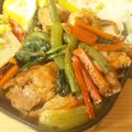 たけぉ's cooksnap of when they made 超簡単☆鶏肉とインゲンの醤油おかか炒め.