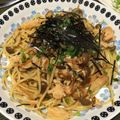 お食事大臣ぱぱ's cooksnap of when they made 数の子の和風パスタ.