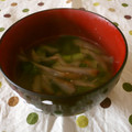 sumirenore's cooksnap of when they made 朝食！ごぼうと ほうれん草のお味噌汁♪.