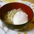 sumirenore's cooksnap of when they made 絶品！キャベツと玉子の味噌汁.