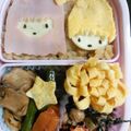 雪乃☆'s cooksnap of when they made キャラ弁★キキララ★おにぎり弁当.