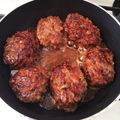 百合の丘のうし's cooksnap of when they made 材料ひとつ★プルコギビーフハンバーグ.