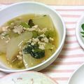 ｔ＊m's cooksnap of when they made カブと鶏そぼろのあんかけ.