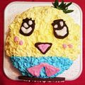 むらぽよ's cooksnap of when they made 炊飯器ホットケーキ ふなっしーデコ.