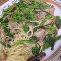 おから星人's cooksnap of when they made 春待ちほろにが野菜のパスタ.