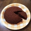 みじんこぱらだいす's cooksnap of when they made 炊飯器deチョコスポンジケーキ.