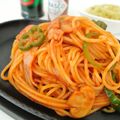 haruka616's cooksnap of when they made 優しくて懐かしい、スパゲティ・ナポリタン.