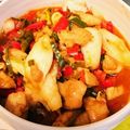 めろんちょ子's cooksnap of when they made 鶏肉のピリ辛炒め　パプリカでカラフル.