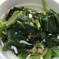 リラシャン's cooksnap of when they made 簡単！葉物のしらすおかか和え.