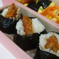 おんかめ's cooksnap of when they made ソースカツどん風おにぎり.
