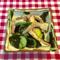 にきけん's cooksnap of when they made いかげそで胡瓜とワカメの酢の物.