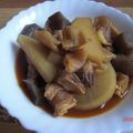 ワンピ's cooksnap of when they made 牛スジと大根とこんにゃくの甘辛.