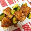 Maaooo's cooksnap of when they made 鶏ももとキュウリのオイスター炒め.