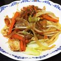 ☆NGY616☆'s cooksnap of when they made 大葉にんにく醤油ｄｅ焼きうどん.