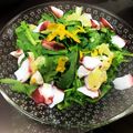 のまや's cooksnap of when they made はまる味☆春菊とたこのフレッシュサラダ.