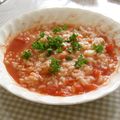 ともこキッチン's cooksnap of when they made 電子レンジで！トマトのチーズお粥.