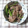 アタックひめちゃん's cooksnap of when they made 和牛とにんにくの芽の炒め(*ﾟ▽ﾟ*).