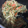 miumick's cooksnap of when they made ✿じゃが芋とピーマンとエノキバター醤油✿.