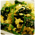 ★☆amy☆★'s cooksnap of when they made お弁当に♪ほうれん草と甘い卵の塩ナムル.