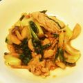 おせんべ☆'s cooksnap of when they made チンゲン菜としめじのオイスターソース炒め.