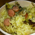 ちょこちょこちょこな's cooksnap of when they made さつまいもとソーセージのカレーご飯☆.