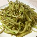 のんのんSTELLA's cooksnap of when they made ブロッコリーの芯とごぼうのナンプラー炒め.