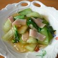 みにまめ's cooksnap of when they made ✿青梗菜と豚肉炒めーコンソメ味✿.