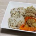 アクセル☆'s cooksnap of when they made パパッと簡単☆ふりかけ粉チーズおにぎり.