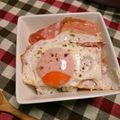 maaaaaaaa2's cooksnap of when they made こだわりの♪ベーコンエッグ丼.