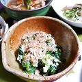 ＴＯＭＯＷＡＴ's cooksnap of when they made 春菊の梅白和え.