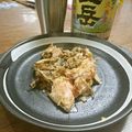 mokun's cooksnap of when they made 簡単おつまみ☆鮭とキノコの味噌ホイル焼き.