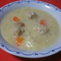 ●りらっこ●'s cooksnap of when they made 鶏だんごと白菜のクリームシチュー.