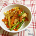 腹ペコ助's cooksnap of when they made 大根とさつま揚げの油いため～♪.