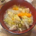 あっこパンプキン's cooksnap of when they made たっぷり白菜の豚汁　(食べる味噌汁).