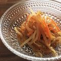 ココロロココ's cooksnap of when they made もやしと人参のナムル.