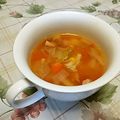ミラクルぷっちょ's cooksnap of when they made ニンニクスープの翌日は、トマトスープで☆.